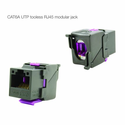 C_MMCAT6A UTP tooless RJ45 modular jack